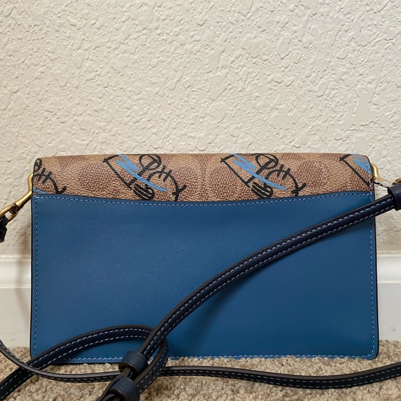 Hayden Foldover Clutch With Abstract Horse - Picture 3 of 6